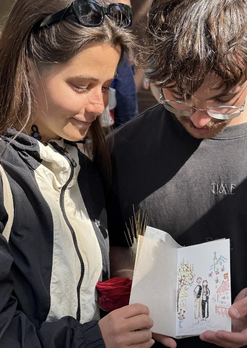 Activación de marca con ilustración en directo